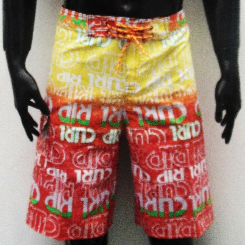NWT LETTERS SUMMER SURF BEACH MEN'S SWIMWEAR TRUNKS SLIM FIT BOARD SHORTS SIZE L